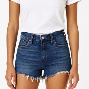 Levi’s High Rise Cut Off Jean Shorts Denim Women’s Size 25 Coastal Festival